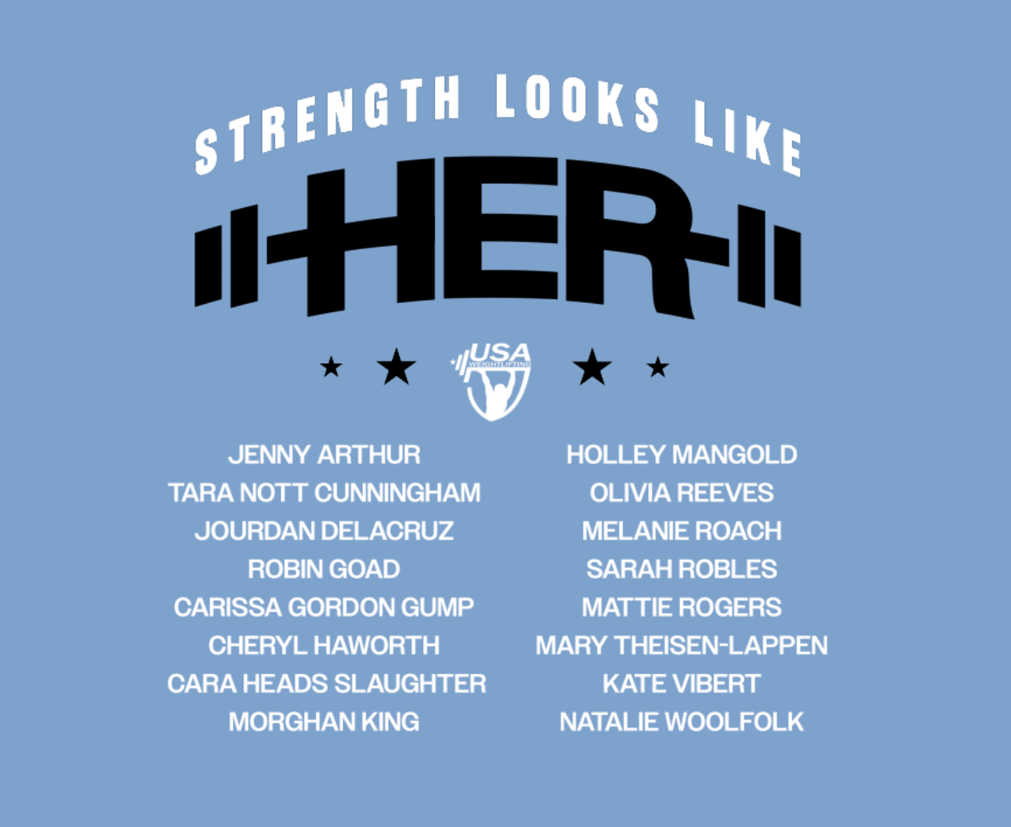 USAW Her Strength Tee - VIRUS® Performance Apparel